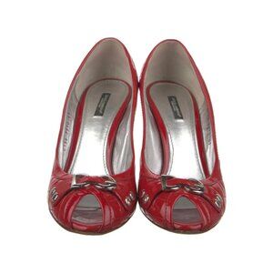 DOLCE & GABBANA Red Leather Heels